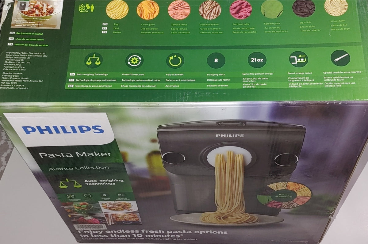 Philips Smart Pasta Maker Plus (Appareil à pâtes) avec balance intégré