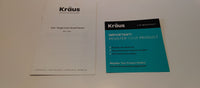 Robinet de salle de bain Kraus KVF-1200MB Arlo Single Lever Vessel Bathroom Faucet Noir Mat (Valeur de + de 200.00$)