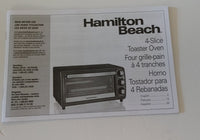 Four grille pain Hamilton Beach Modèle 31143