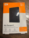 Western Digital My Passport Black 2 TB Model: WDBYVG0020BBK-WESN