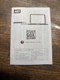 Western Digital My Passport Black 2 TB Model: WDBYVG0020BBK-WESN