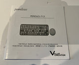 Clavier & souris sans fil - Perixx Modèle Periduo-713 sans-fil (Rose)