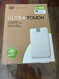 Disque dur Seagate Ultra Touch 2TB USB-C hard drive White Model STMA2000400