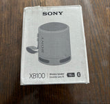 Sony Bluetooth Speaker Modèle XB100 – Gris pâle (XB100/H)