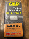 Interface d'intégration véhicule CRUX SWRSU-38C pour certains véhicules Subaru (modèles 2016 et plus récents)