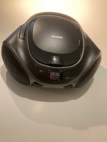 Sylvania Boombox CD Radio Portable Modèle SRCD1069BT-GRAPHITE-EO