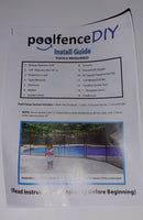 Life Saver Pool Fence - Kit de clôture -à section Unique de 12 pieds x 4 pieds de hauteur - Noir