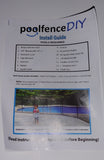 Life Saver Pool Fence - Kit de clôture -à section Unique de 12 pieds x 4 pieds de hauteur - Noir