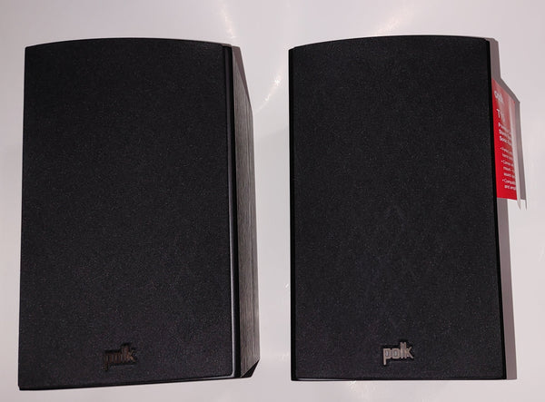 Polk Audio Paire d'enceintes T15 100 W pour cinéma maison (Noir) Modèle PLKT15 (Valeur de 229.00$)