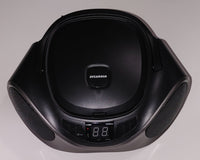 Sylvania Bluetooth Portable CD, Bluetooth, AM, FM radio boom box Model : SRCD1063BT-GRAPHITE