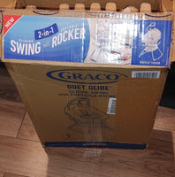 Balançoire Graco Duet Glide (Gliding swing with portable Rocker) (Neuve - Boîte ouverte)