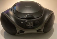 Sylvania Boombox CD Radio Portable Modèle SRCD1069BT-GRAPHITE-EO
