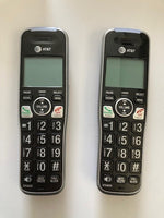 Téléphones sans fil à deux combinés AT&T modèle: BL102-2S