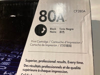 HP 80A (CF280A) Cartouche d'impression (Toner) Original Scellé - Noir