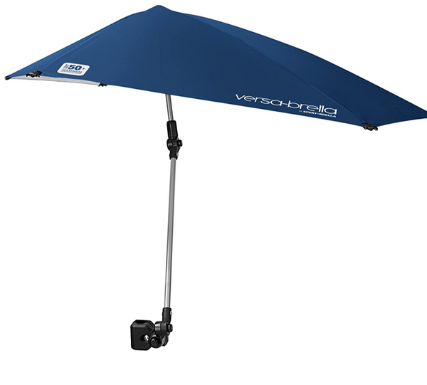 Versa-brella par Sport-Brella Parasol de plage Bleu minuit  38 x 39 in (96,5 x 99,1 cm) VERS-BR20